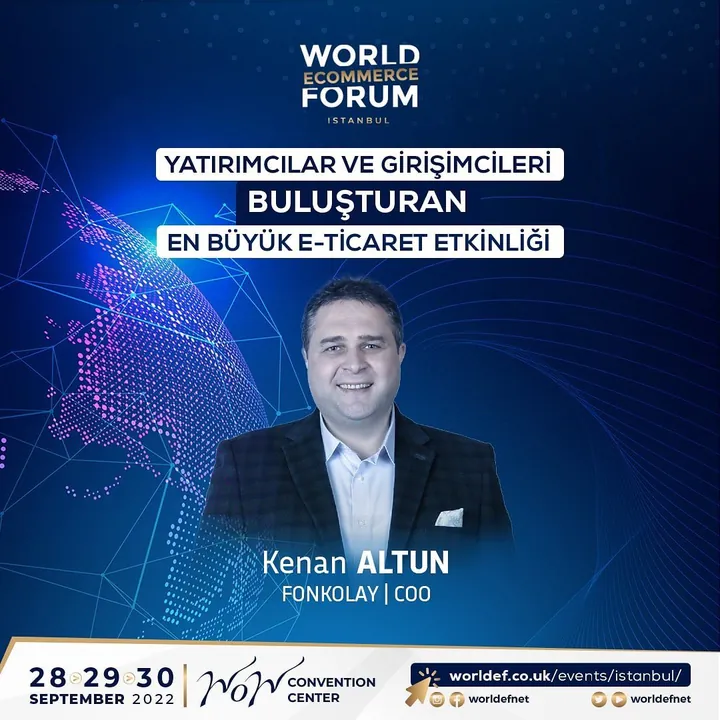 World Ecommerce Forum İstanbul 2022 konuşmacı görseli: Kenan Altun